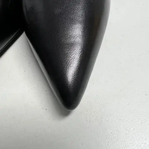 SEVEN BIG TREE Black Brown Color Block Pointed Toe Stiletto Heels Size 40 US 9.5