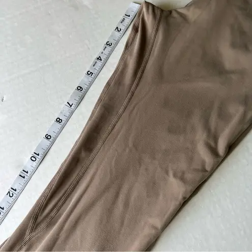 HeyNuts Essential Yoga 7/8 leggings 25” length tan neutral beige size small