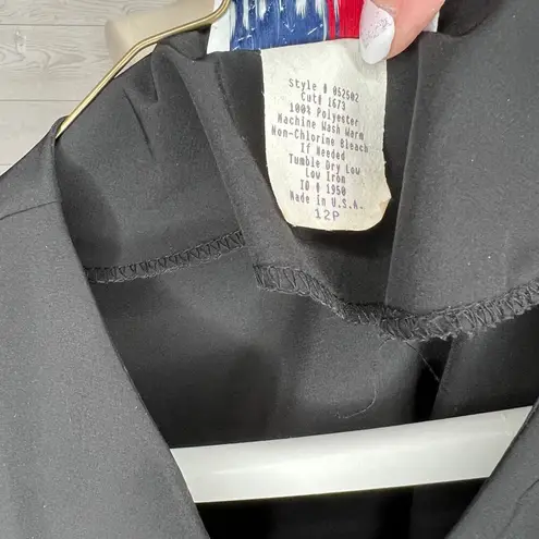 Bedford Fair Lifestyles black button up tunic Size 12P