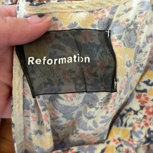 Reformation  Floral Dress