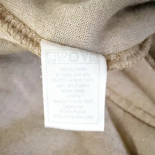 MONROW | Terrycloth Velour Romper Chocolate Brown Collar Short Zipper | Small