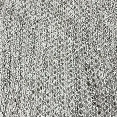 infinity Collection18 gray open knit  scarf