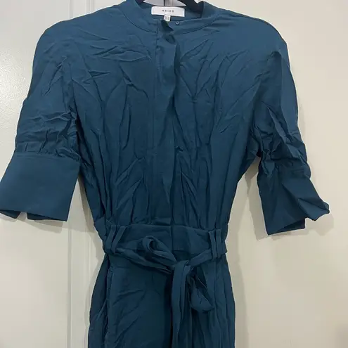 Reiss Teal Blue Freya Utility Jumpsuit Size 4 US $425