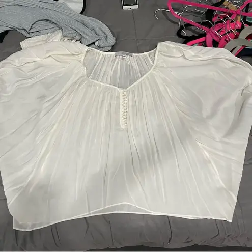 William Rast  White Button Blouse Size XS