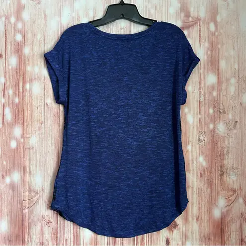 Rock & Republic  Blue Stars And Stripe Rolled Sleeve T Shirt