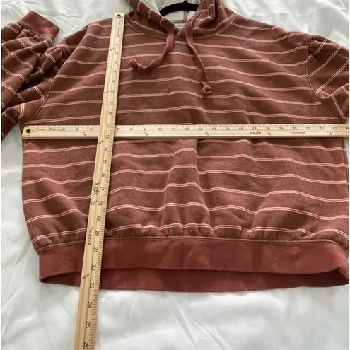 Urban Outfitters  Rust Striped‎ Hoodie Size Medium