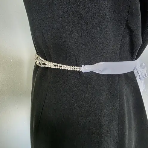 Boutique Clear Rhinestone Bridal Sash Belt