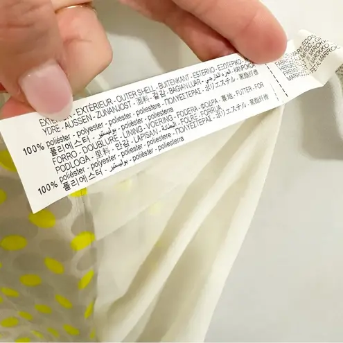 ZARA NWT  Satin Polka Dot Flutter Sleeve Midi Dress