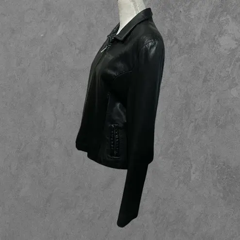 wilson's leather  | Natalie Thinsulate Genuine Leather Jacket Full Zip Black L