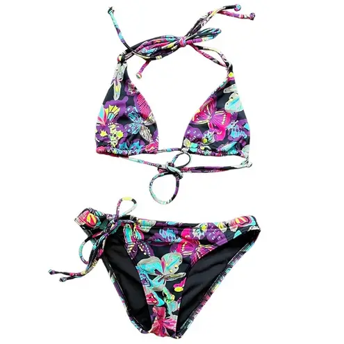 Victoria's Secret Vtg Y2K Victoria’s Secret Butterfly Bikini Set String Tie Sz XS