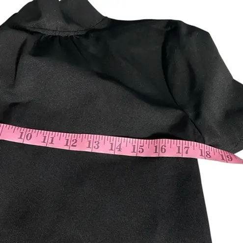 STAUD Ilana black tie bow dress S