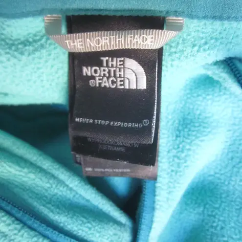 The North Face  Polartec Fleece Jacket Womens Size M Aqua Blue / Green