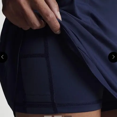 Peter Millar L Pocket Front Athletic Skirt Skort Blue Tennis Golf Pickleball