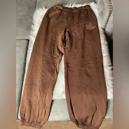 Boys Lie Josh Grunfeld Vintage Sweatpants in Chocolate