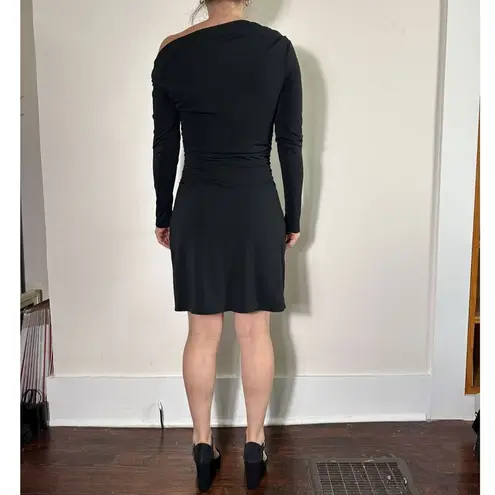 Abercrombie & Fitch  black Off the Shoulder Mini Dress Size M NWT