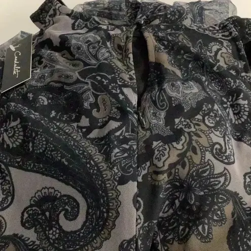 Candalite  Size Large Paisley Print Sleeveless Dress With Lining. New With Tags
