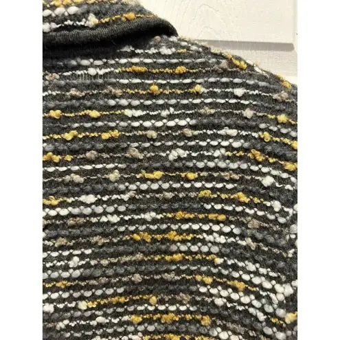 Laura Ashley‎ Women’s Cardigan Jacket Sweater Long Sleeve Wool Blend Large Yellow