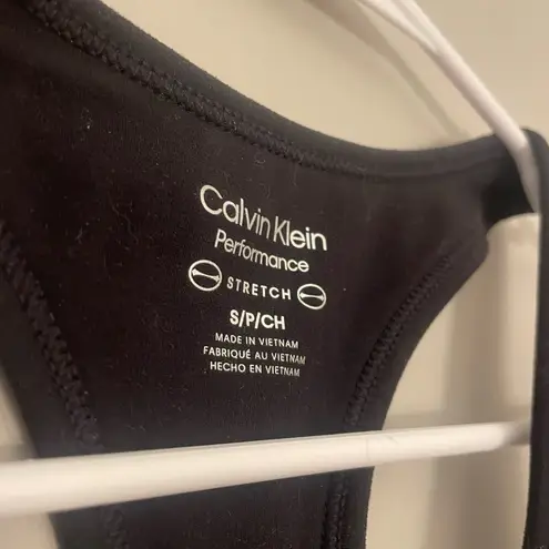 Calvin Klein performance sports bra with padding like new size small black