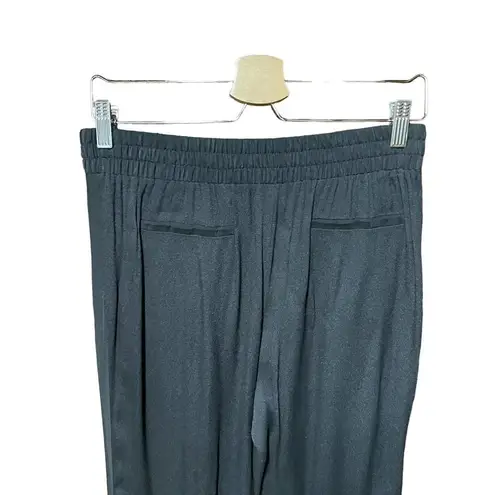 Rebecca Taylor Side Stripe Black Jogger Pants Size 2