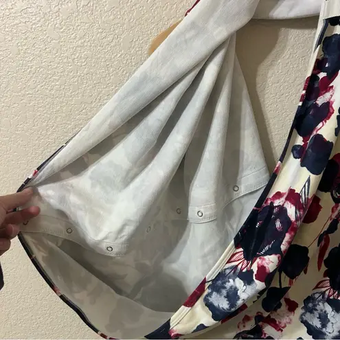 Lululemon  Vinyasa Scarf in Inky Floral Ghost Inkwell Bumble Berry RARE*