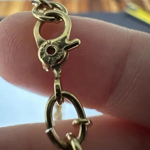 Monet Women’s Vintage Signed Gold Tone Chain Bracelet 7 1/4 Inch