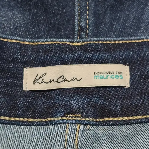 Maurices KanCan Curvy High Rise Bootcut Jeans Dark Wash Blue Size 32 Stretch