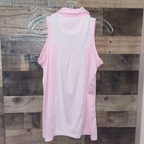 Ping Pink Sleeveless Kansas State Embroidered Golf Polo Size M