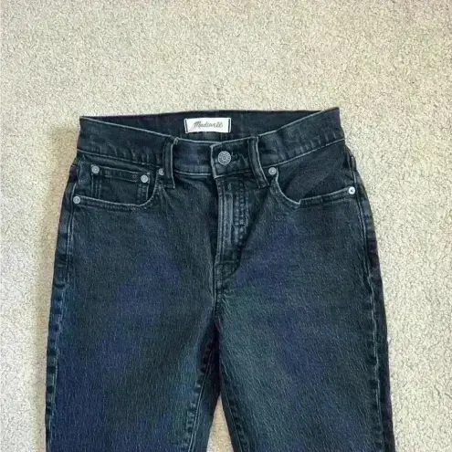 Madewell  the mid-rise perfect vintage jean black jeans in size 25