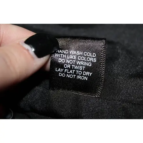 Say What? NWT Womens Say What Black Faux Leather Adjustable Straps Bustier Crop Top Size M