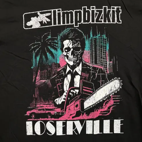 Limp Bizkit Loserville European Tour Nu Metal Band Tee L