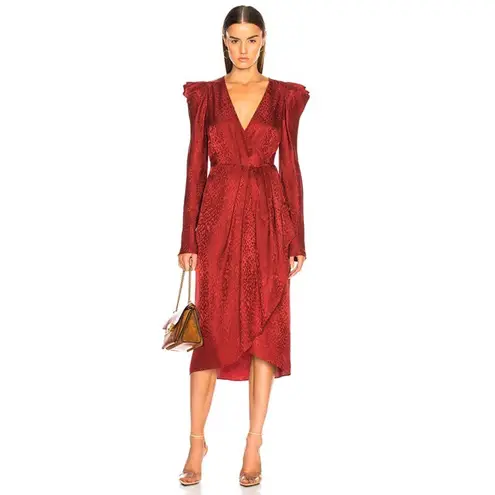 A.L.C. Carolina Silk Wrap Dress