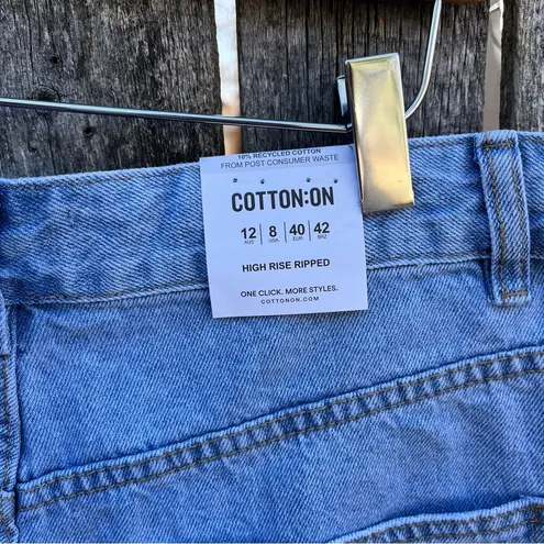 Cotton On NWT  light wash jean shorts