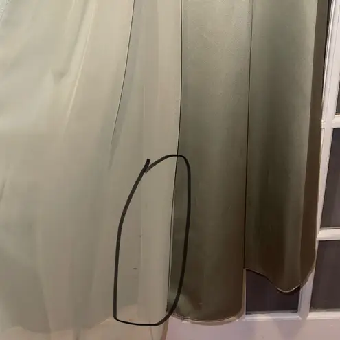 Alexia Designs sage green prom formal bridesmaid dress gown woman’s 12