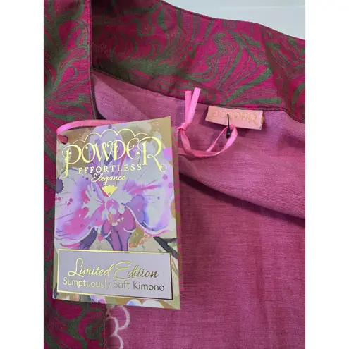 Powder Limited Edition Short Kimono – NWT – Hummingbird Floral Print One Size Pink Size undefined