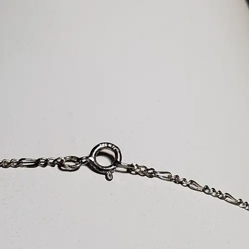 Sterling Silver Flip Flop Necklace Silver