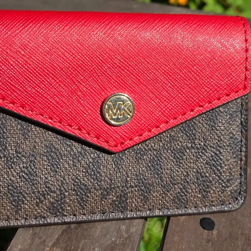 Michael Kors  Keychain Card Case Signature