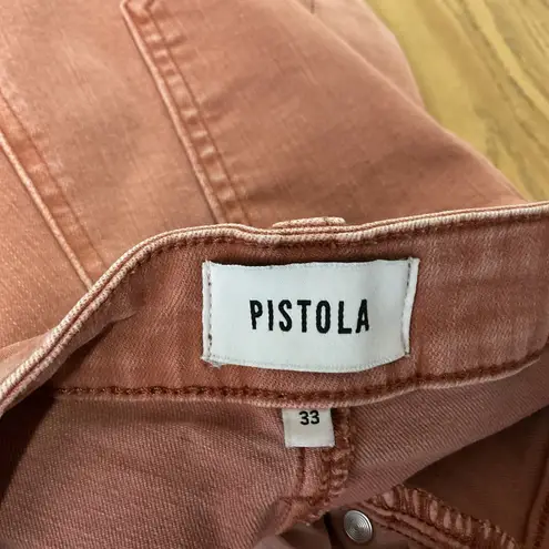 Pistola Arianna High Rise Button Fly Skinny Jeans Womens Size 33 Dusty Clay