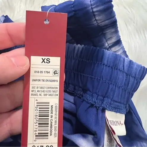 Merona  Mini Skirt Blue Tie Dye