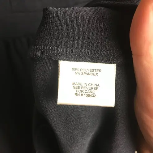 Modcloth  Navy Sleeveless Plus Size A-Line Dress Foldover Collar 1X F2 thumbnail 5