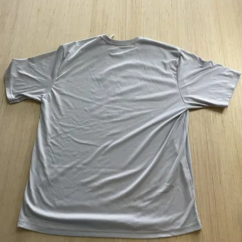 Lake View Wildcats High School Gray Red Black Short Sleeve Cationic Tee Large