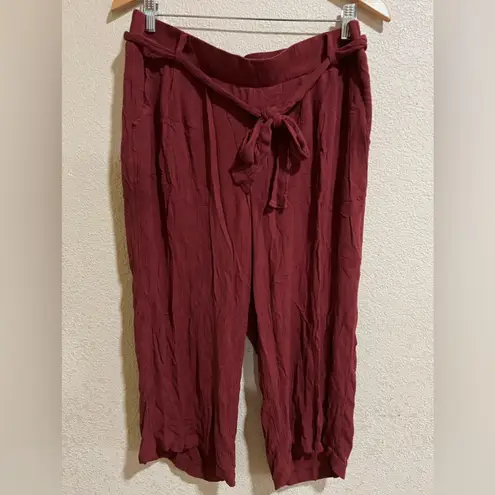 Torrid  brick red comfy lightweight pants