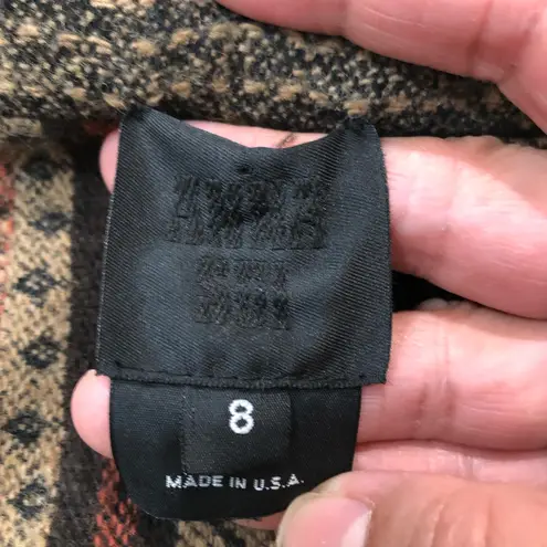 Anna Sui Brown Wool Jumper Dress Sz. 8