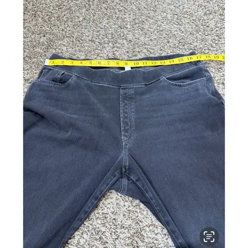 J Jill Purejill Womens Black Pull On Elastic Waist Pants Sz L Casual Stretch Size L