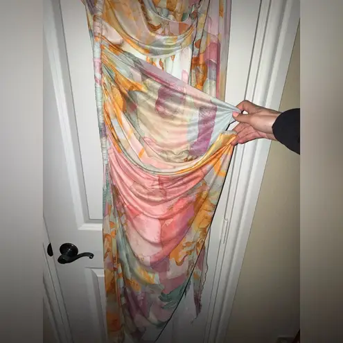 Andrea Iyamah Zuli Mesh Midi Dress size medium