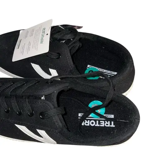 Tretorn  Nylite Plus Women Black Canvas Lace Up Sneakers Tennis Shoes Size 8