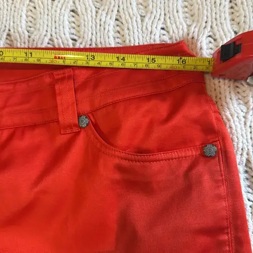 E39 Bright Orange Women’s Pants size 10 Red