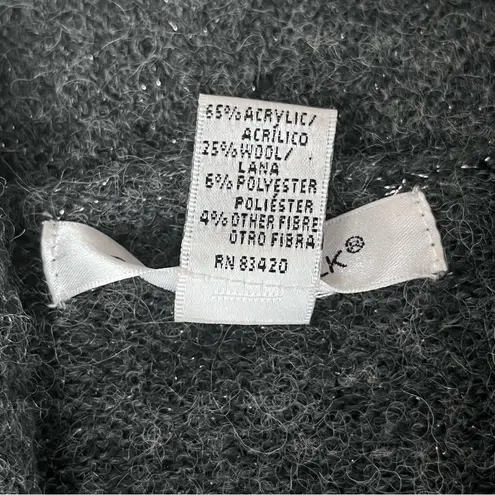 August Silk Wool Blend Open Front Cardigan Gray Women’s Small | Soft Girl - Image 8