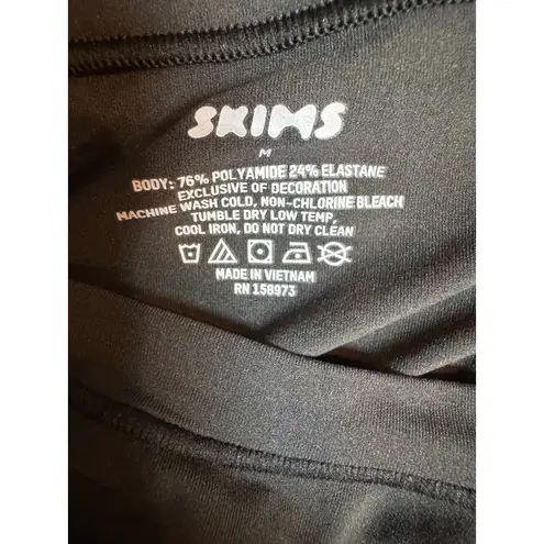 SKIMS Fits Everybody Long Sleeve Black Size Medium