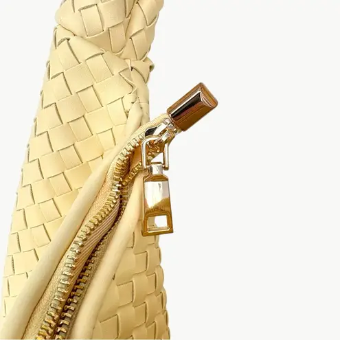 Melie Bianco NWT Anthropologie Melie Blanco Brigitte Large Woven Shoulder Bag | OS | Lemonade