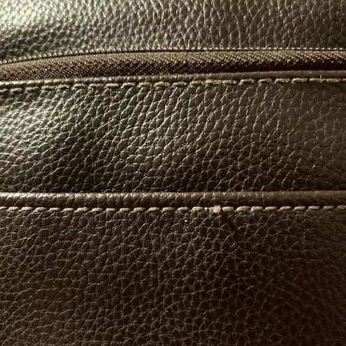 Tignanello Brown Leather Crossbody Bag